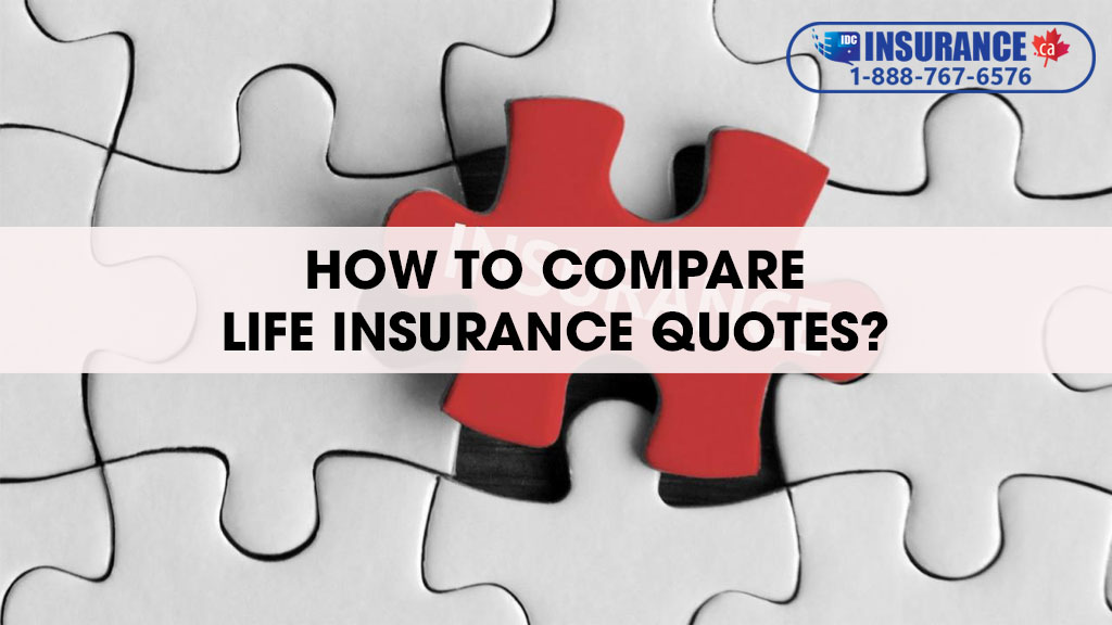 How to compare life insurance quotes in Canada